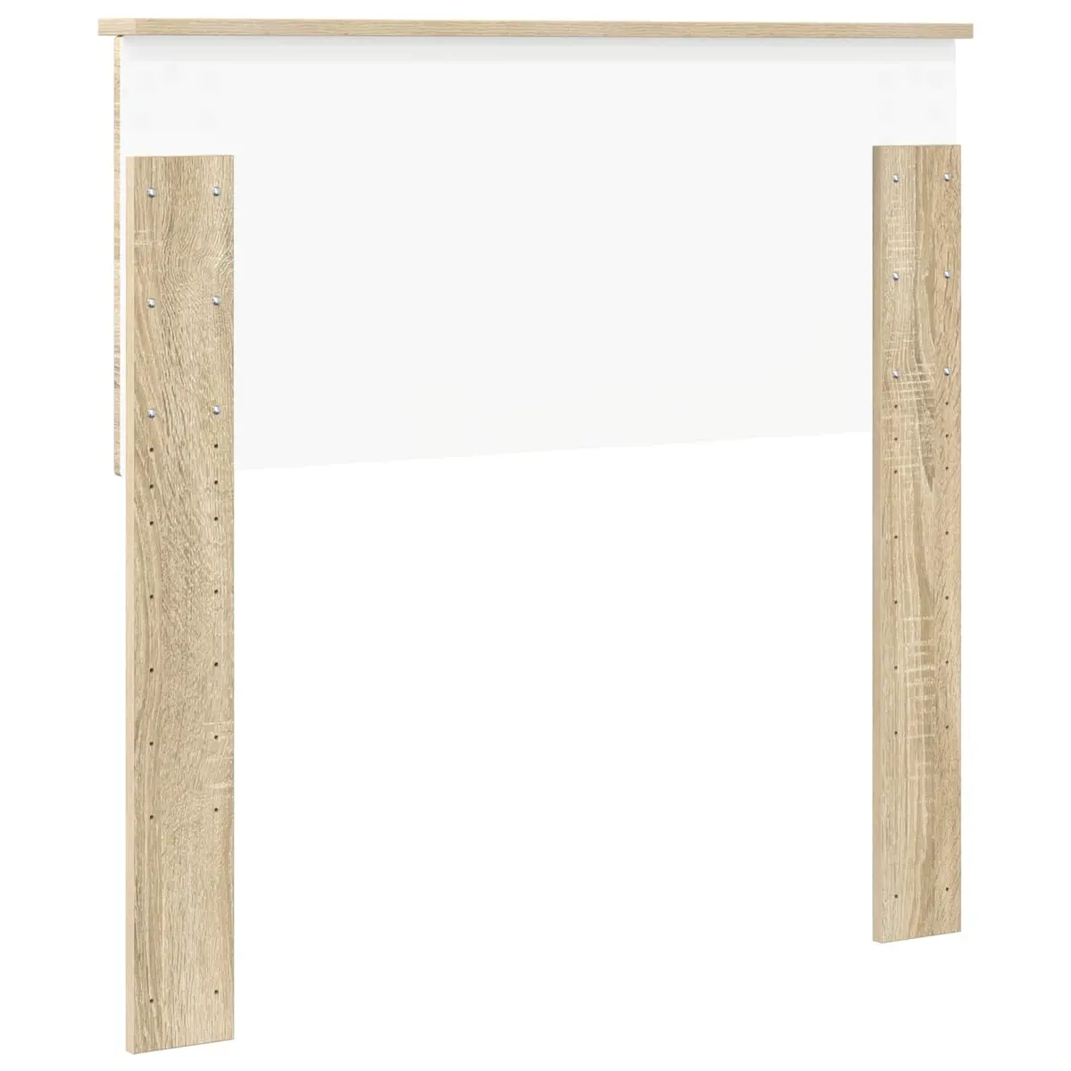 Brown Headboard with Minimalist Charm