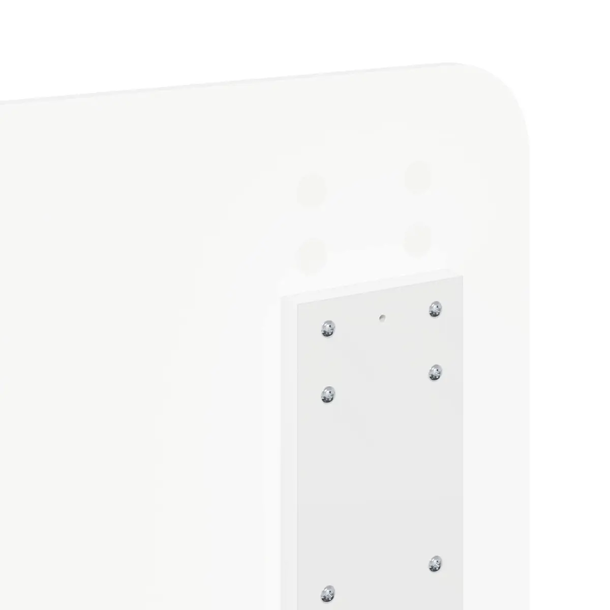 White Headboard Modern Minimalist Design Engineered Wood Bedroom Furniture