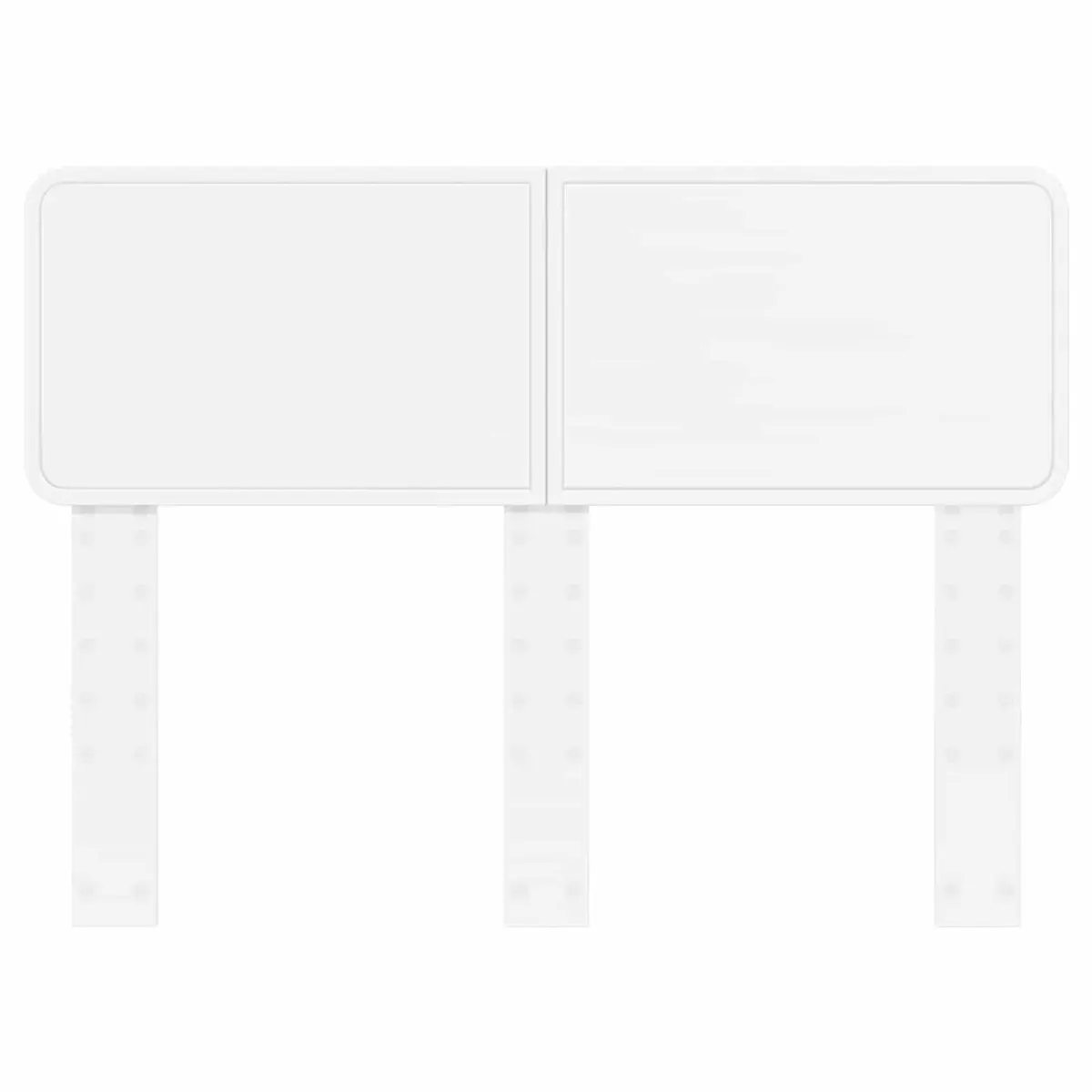Engineered Wood Headboard Modern Minimalist Bedroom Furniture White