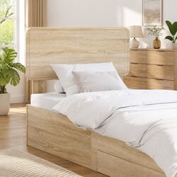 Sonoma Oak Headboard: Quality and Practicality Combined