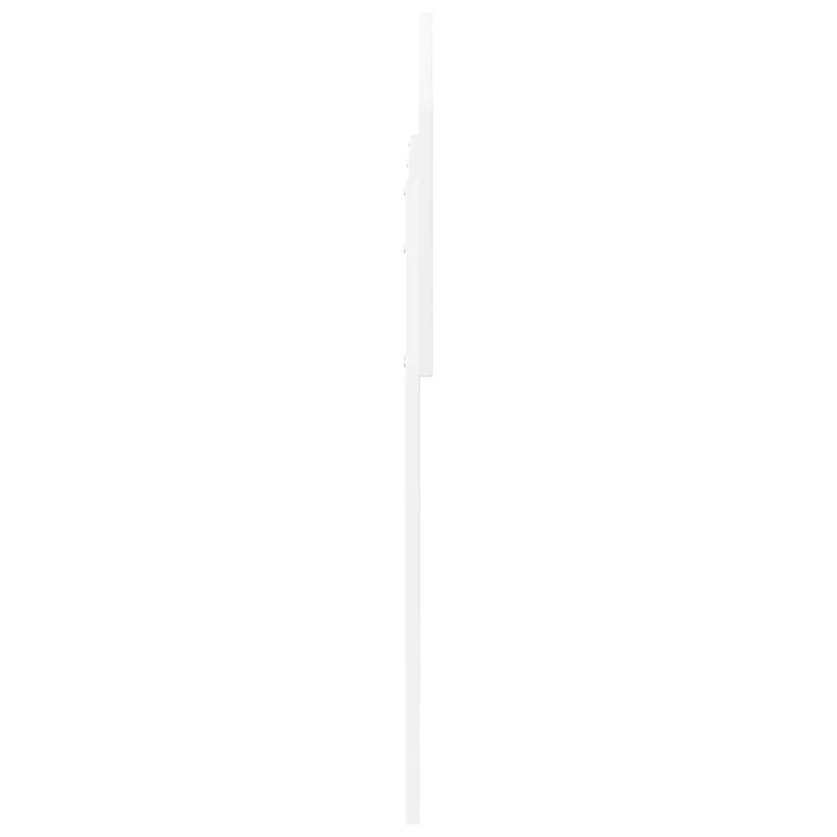 Engineered Wood Headboard Modern Minimalist Rectangular White
