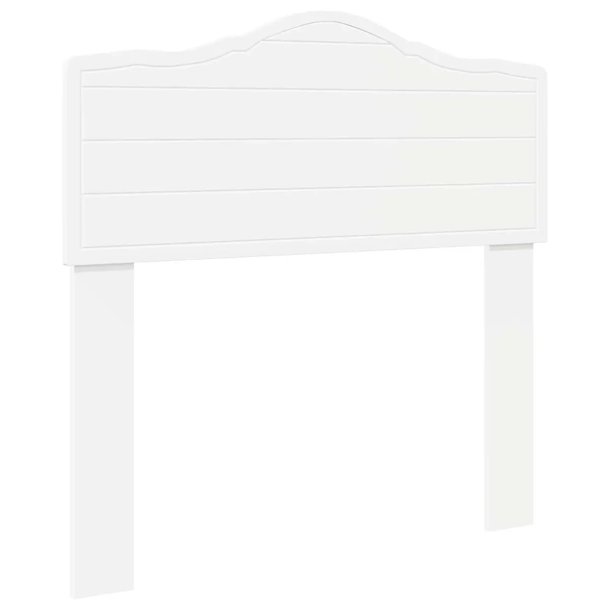 White Headboard for Minimalist Bedrooms