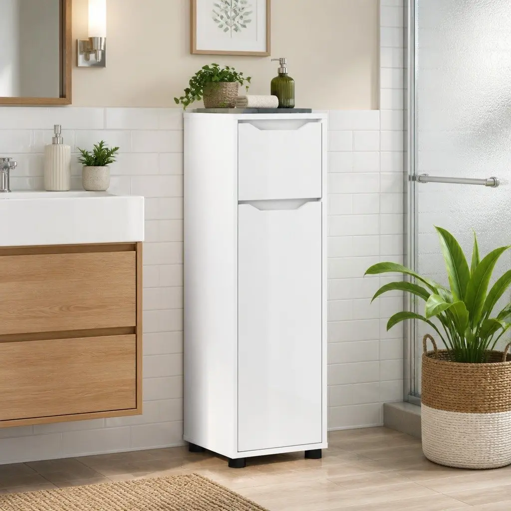 White Bathroom Vanity Cabinet