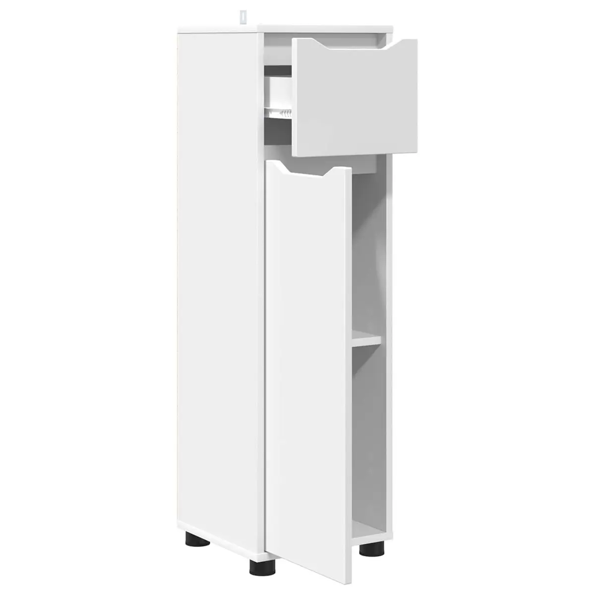 Bathroom Vanity Cabinet Storage Unit 30.5 x 30 x 101 cm White