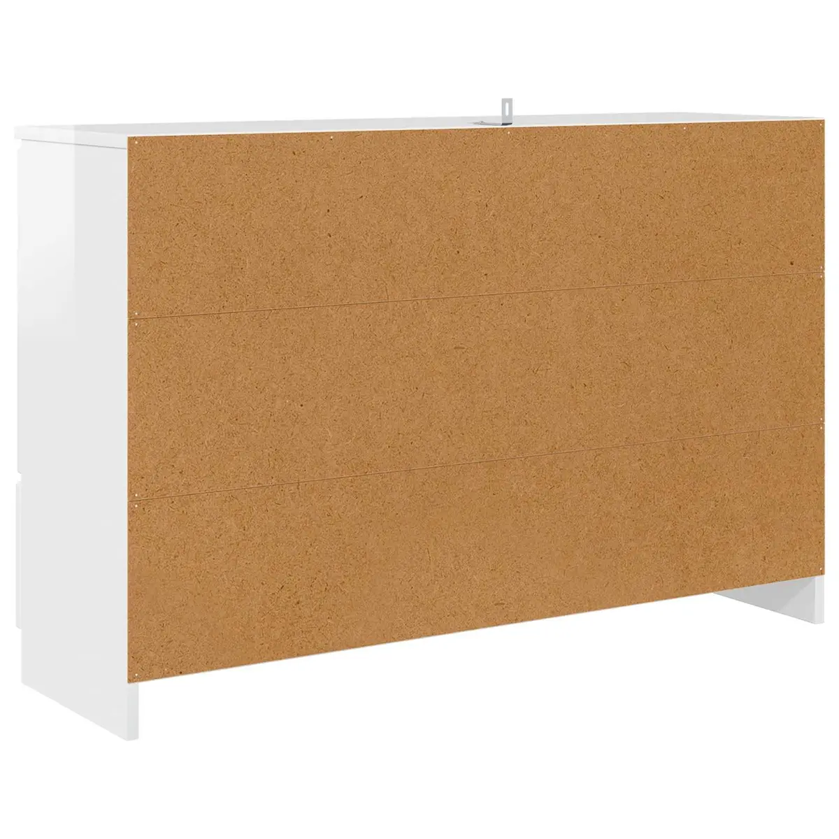 White Sideboard with High Gloss Finish