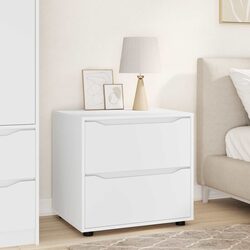 Reliable Storage Cabinet 60x48x57cm White Engineered Wood