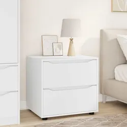 Reliable Storage Cabinet 60x48x57cm White Engineered Wood