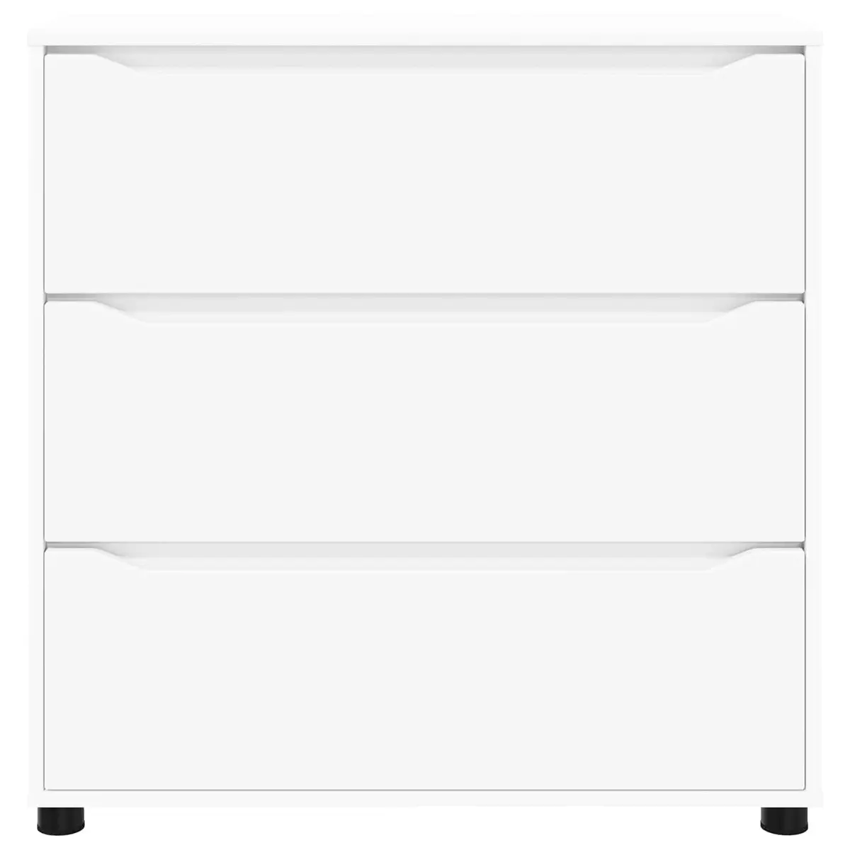 Storage Cabinet White 80 x 31 x 81 cm Engineered Wood Bedroom Living Room