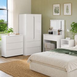 Reliable High Gloss White Storage Cabinet for Your Home