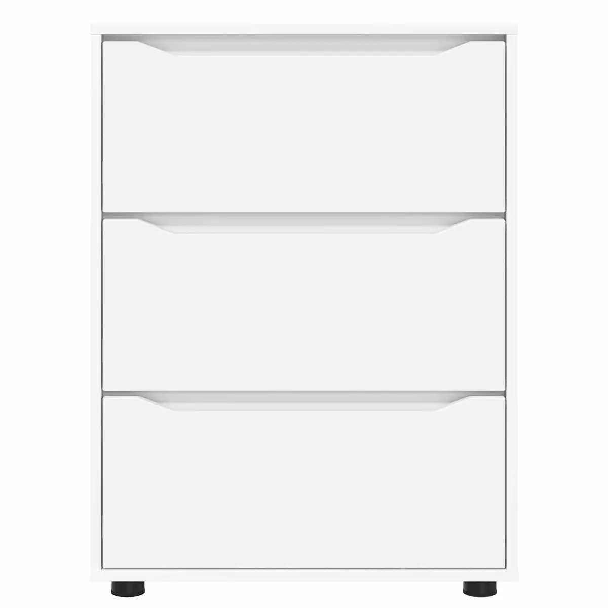 Storage Cabinet White 60x48x81cm Engineered Wood Bedroom Living Room Drawers