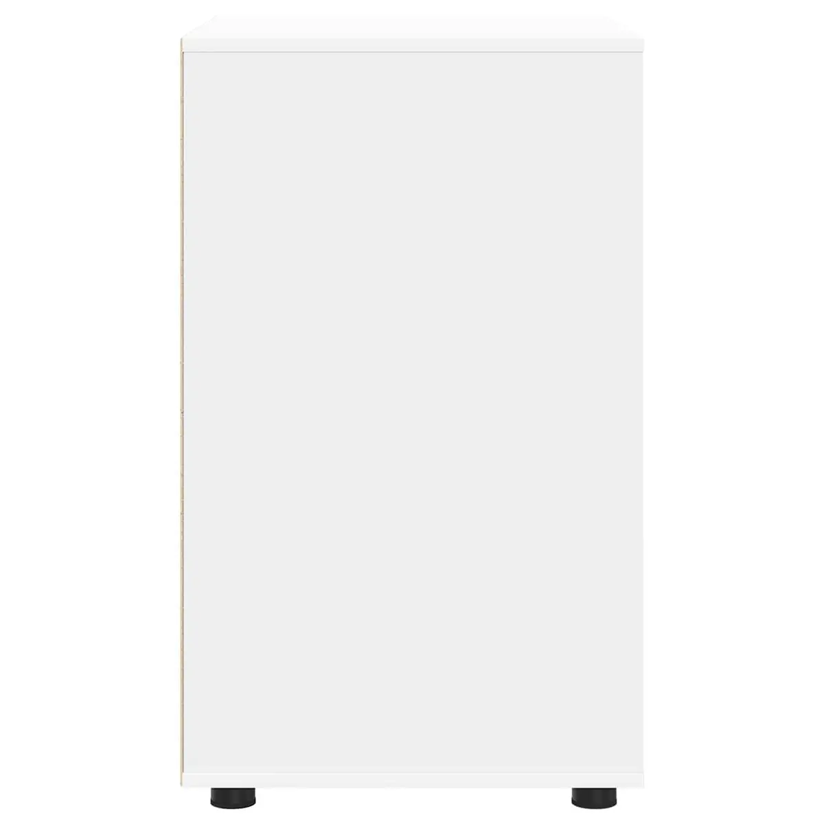 Storage Cabinet White 60x48x81cm Engineered Wood Bedroom Living Room Drawers