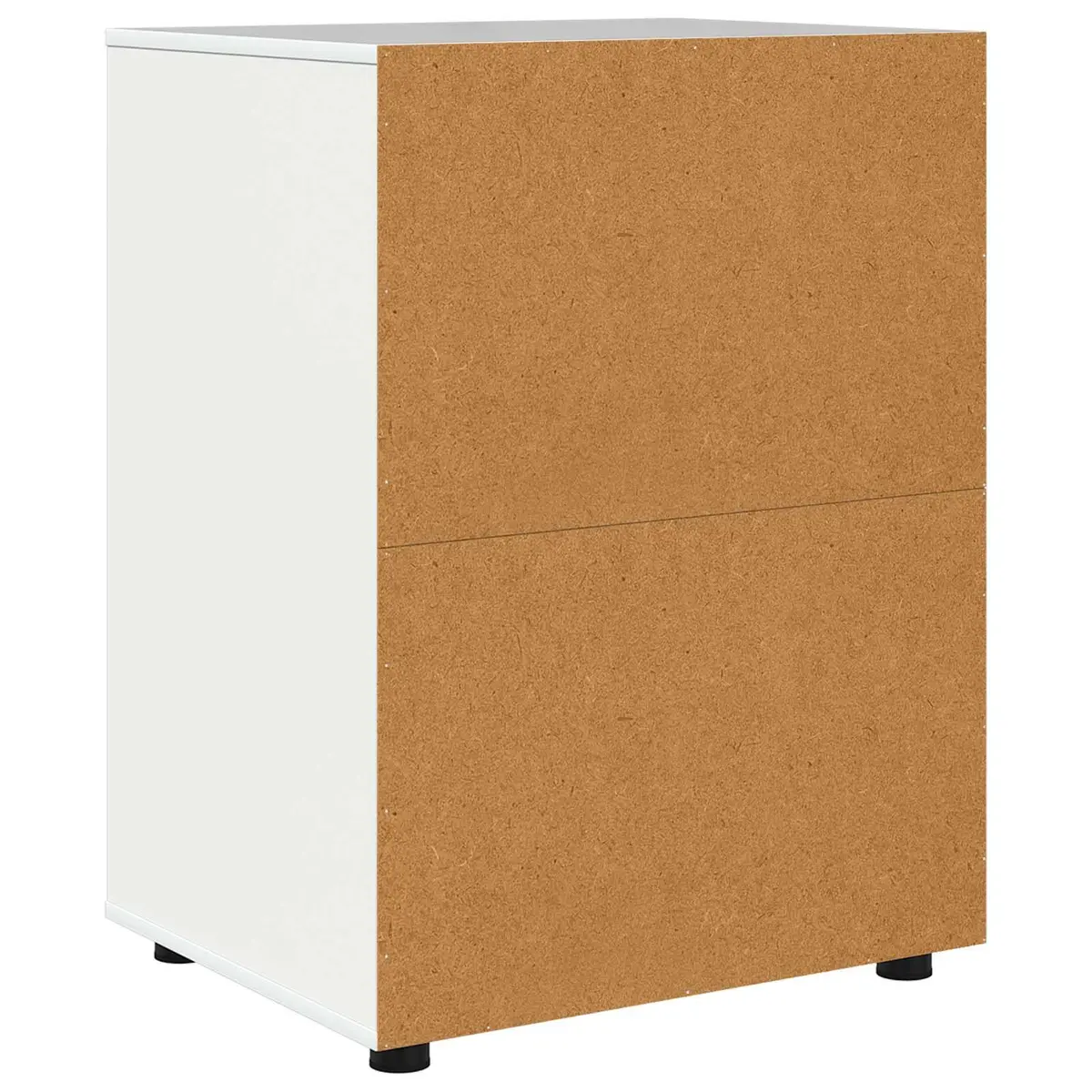 Storage Cabinet Organizer High Gloss White 60 x 48 x 81 cm