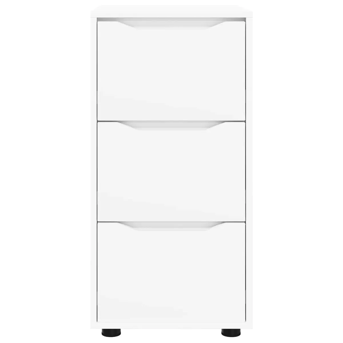 Storage Cabinet White 40 x 48 x 81 cm Engineered Wood Bedroom Living Room