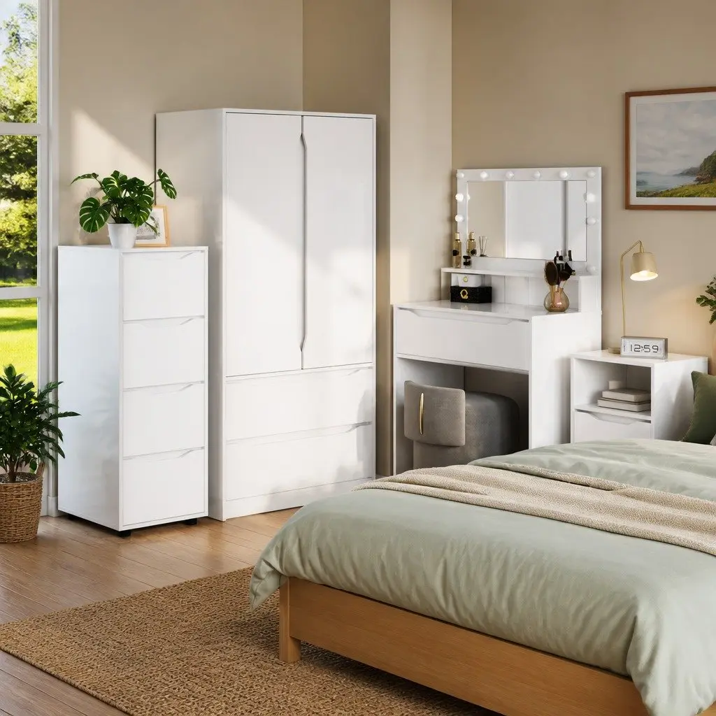 Storage Cabinet with High Gloss Finish