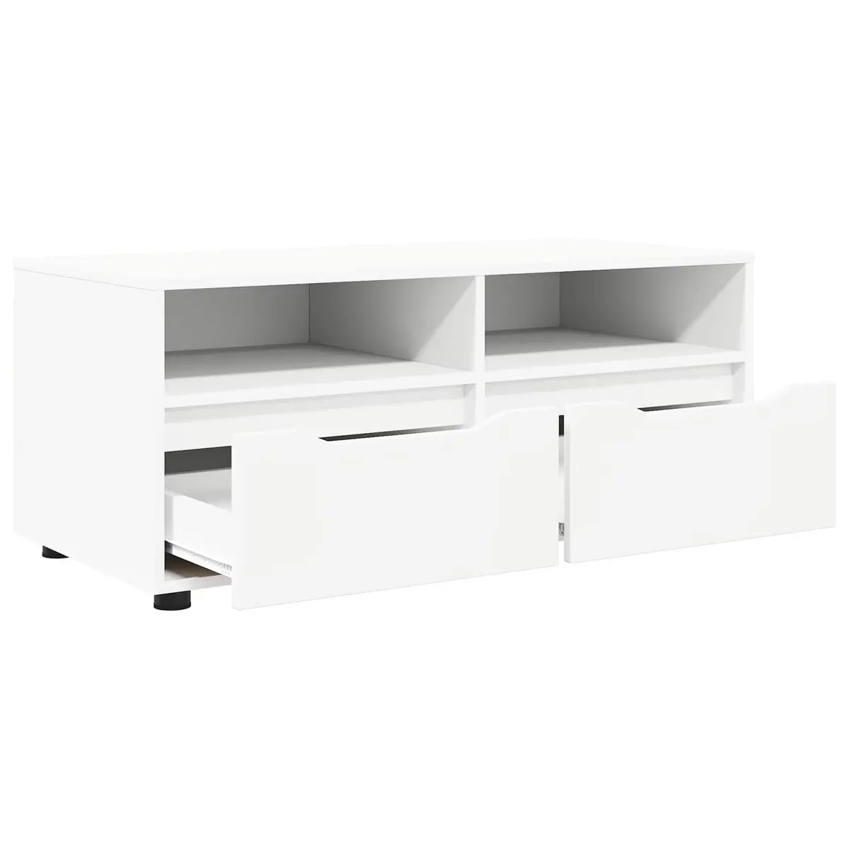 TV Cabinet Modern Storage Unit Living Room 100 x 48 x 43 cm White
