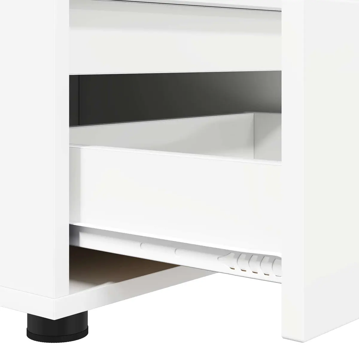 TV Cabinet Modern Storage Unit Living Room 100 x 48 x 43 cm White