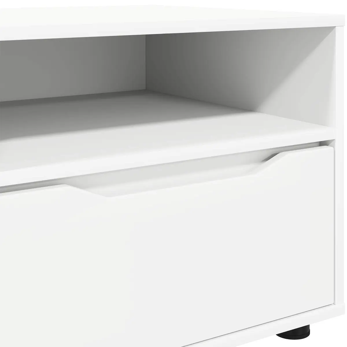 TV Cabinet Modern Storage Unit Living Room 100 x 48 x 43 cm White