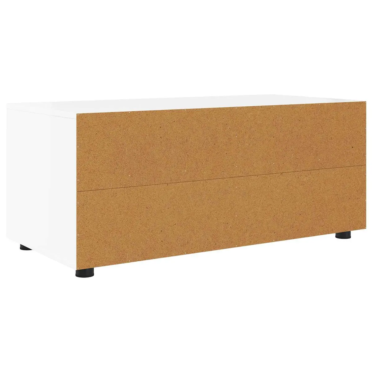 TV Cabinet Modern Storage Unit 100 x 48 x 43 cm High Gloss White Engineered Wood