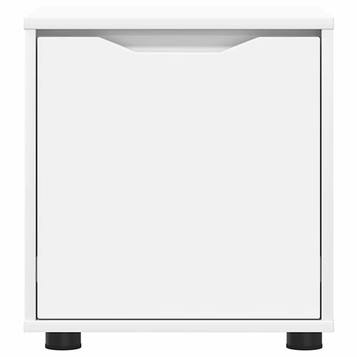 Bathroom Storage Cabinet White 40.5 x 40 x 44 cm Engineered Wood Minimalist