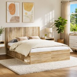 Practical and Long-lasting Engineered Wood Headboard