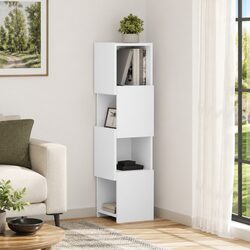 Functional Corner Storage Cabinet 25.5x25x102cm