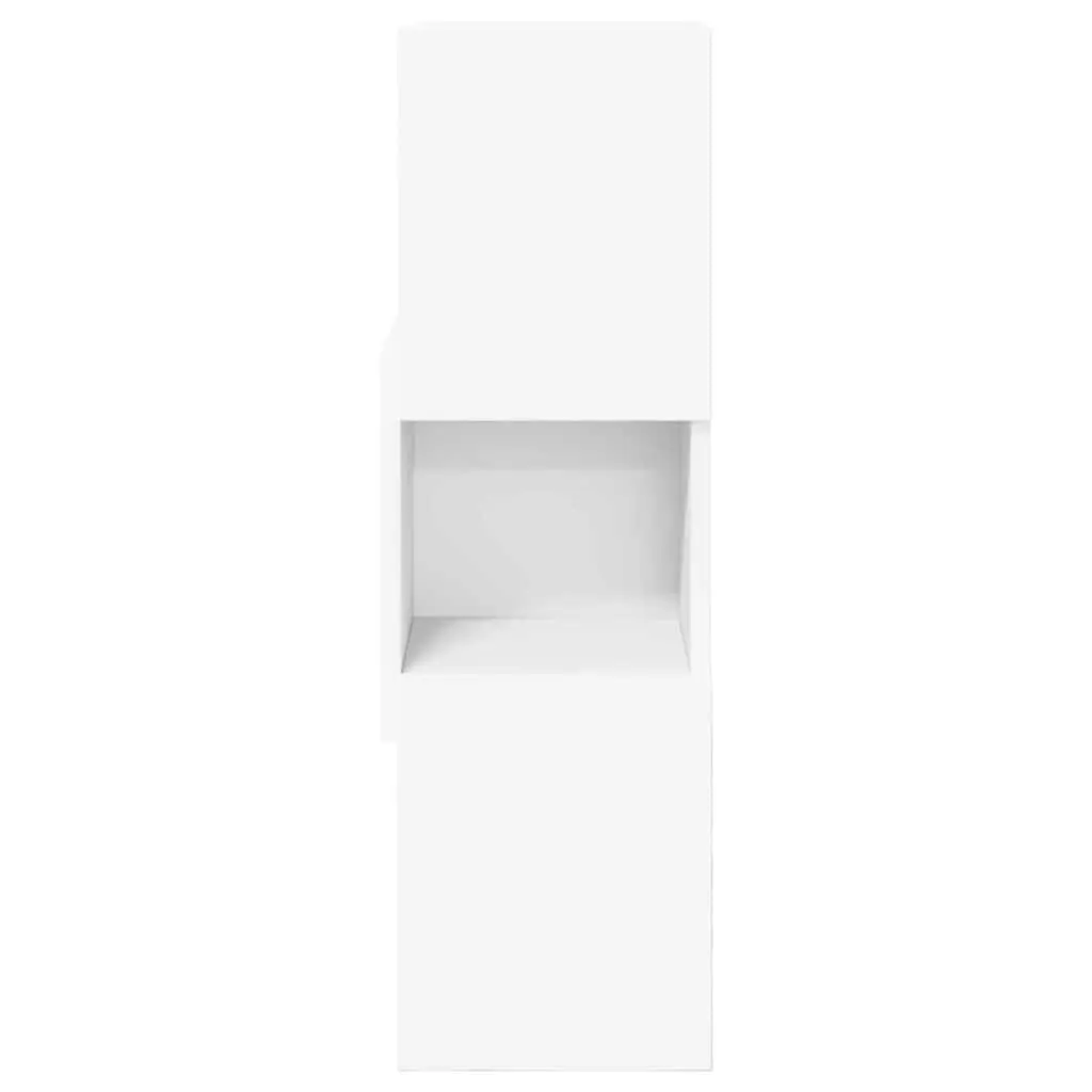 Corner Storage Cabinet Smart Organizer 25.5x25x80cm Modern Matte Finish