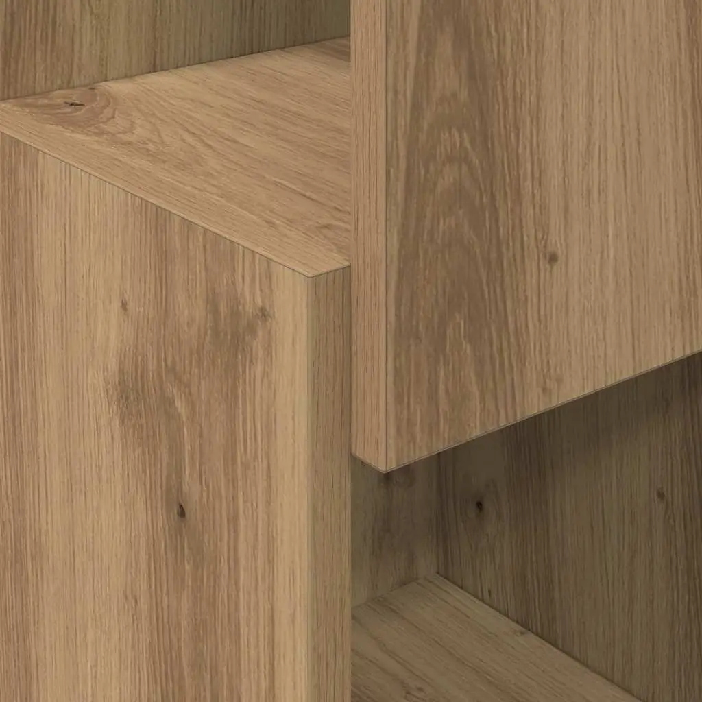 Corner Cabinet Storage Unit Space-saving 25.5x25x80cm Brown