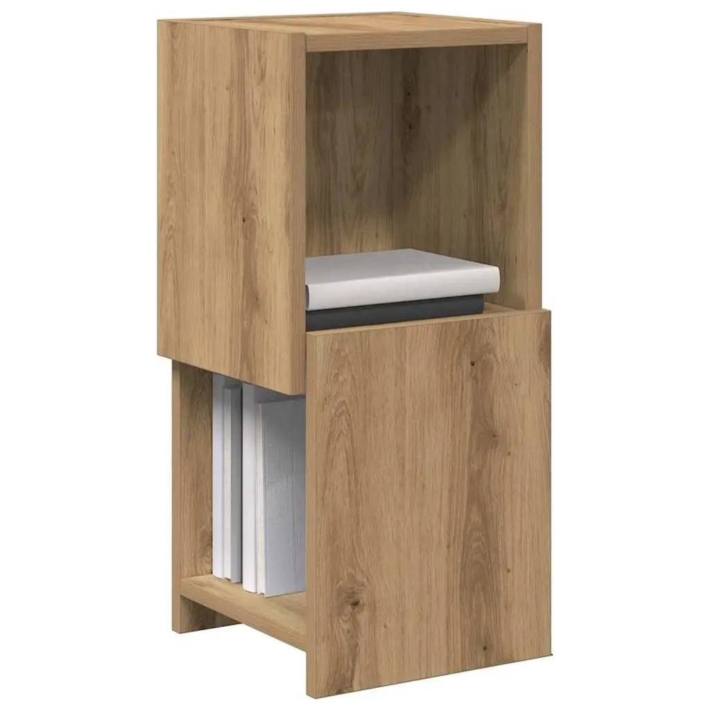 Corner Storage Cabinet Space-saving 25.5x25x55cm Brown Modern Living Room Shelving Unit