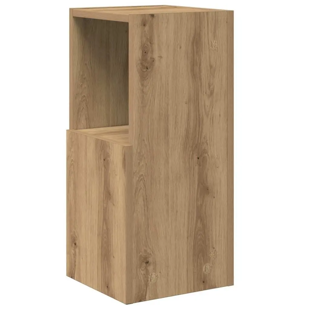 Corner Storage Cabinet Space-saving 25.5x25x55cm Brown Modern Living Room Shelving Unit