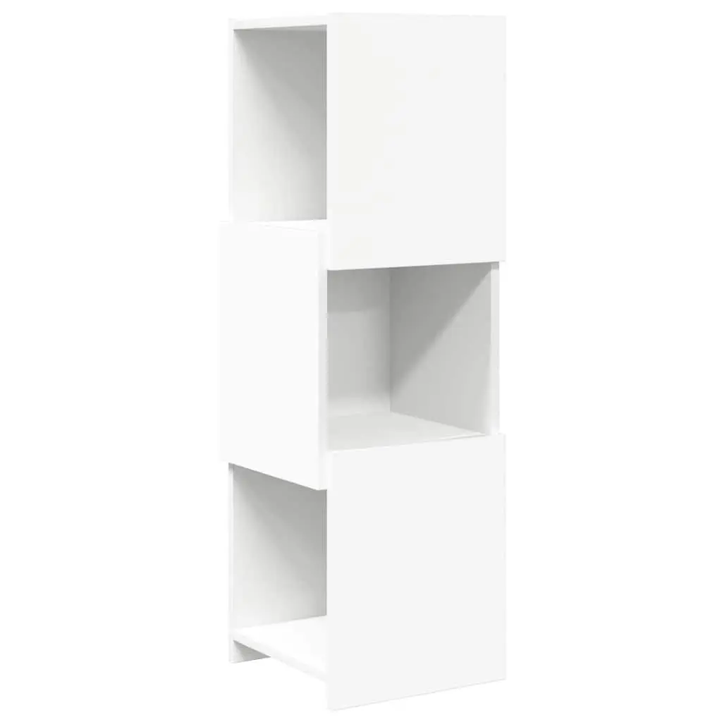 Corner Cabinet Storage Modern Living Room Organizer 30.5x30x95cm Engineered Wood Matte