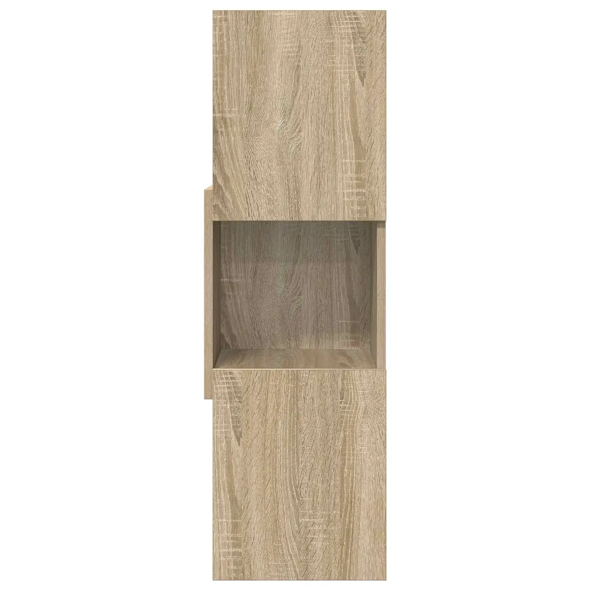 Corner Storage Cabinet Brown Engineered Wood 30.5cm W 30cm D 95cm H Sonoma Oak Living Room Organiser