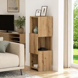 Brown Corner Cabinet: Practical Storage Made Easy