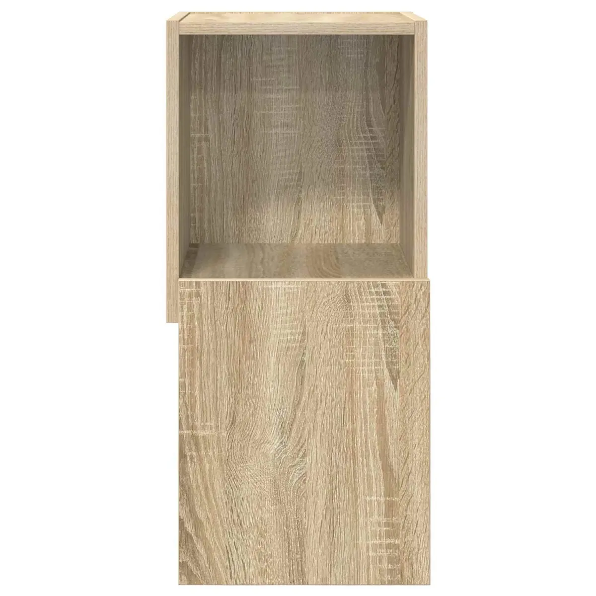 Corner Storage Cabinet Brown Modern Organizer 30.5W x 30D x 65H cm
