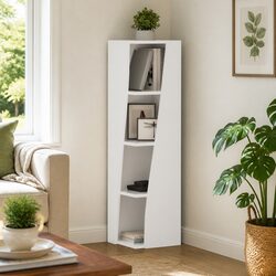 Durable Corner Storage Cabinet with Modern Aesthetic