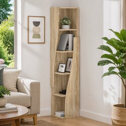 Reliable Brown Corner Cabinet: Practical and Durable