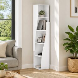 Warm & Functional Corner Storage Cabinet