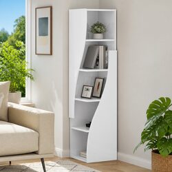 Reliable High Gloss White Corner Cabinet for Your Home