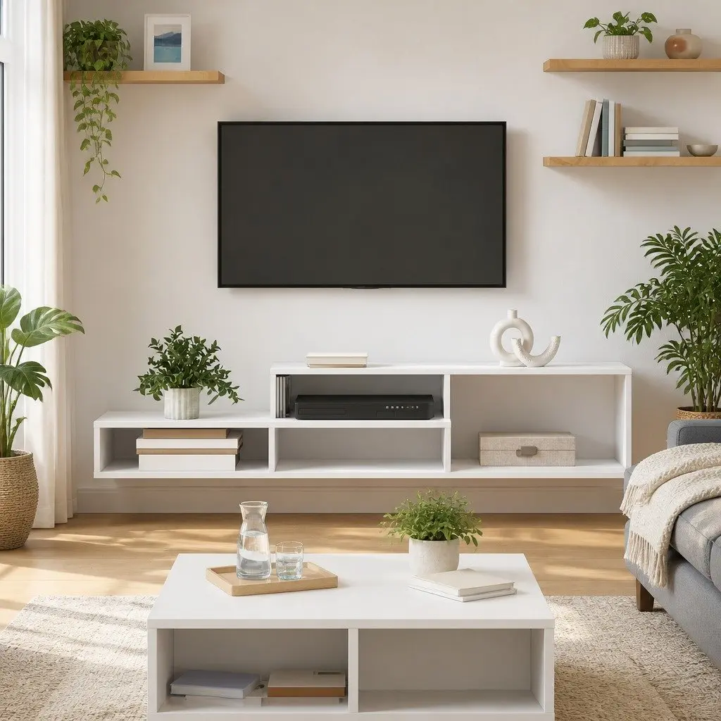 Wall Mounted TV Stand 150x25x28.5cm