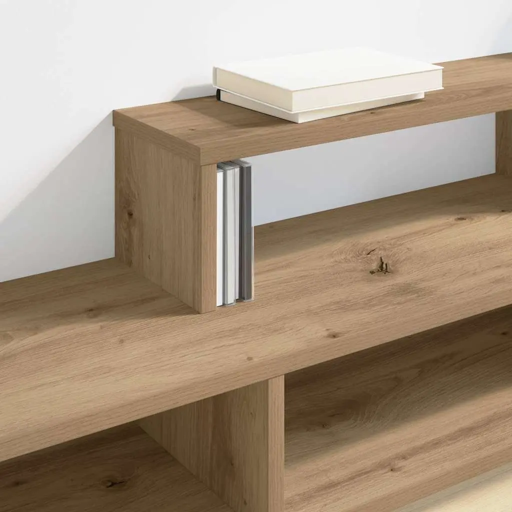 Wall TV Stand Storage Unit 150x25x28.5cm Brown Engineered Wood