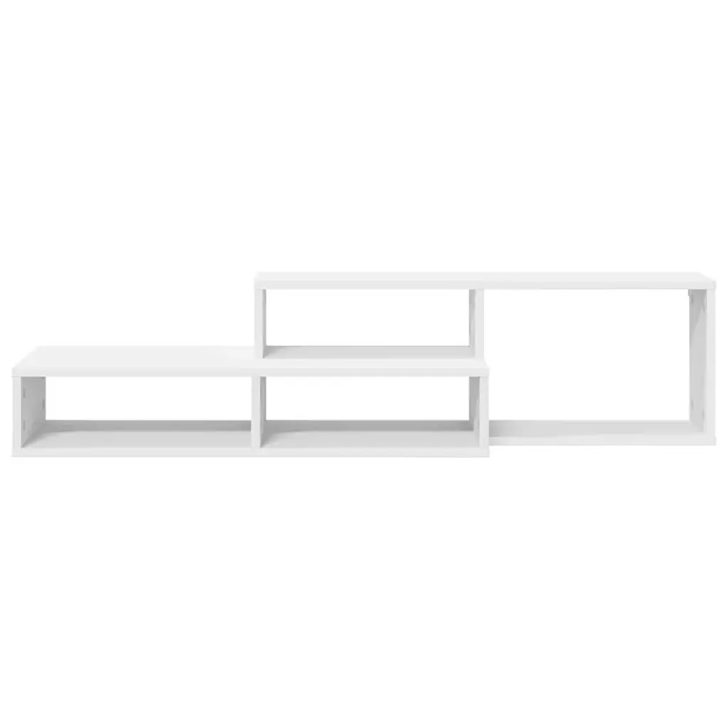 Wall Mounted TV Stand Media Storage 120x25x28.5cm Engineered Wood Matte Finish