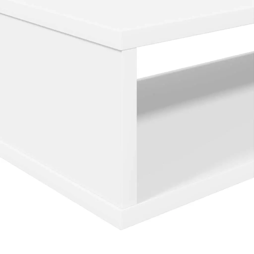Wall Mounted TV Stand Media Storage 120x25x28.5cm Engineered Wood Matte Finish