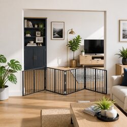 Reliable 4-Panel Dog Enclosure for Comfort and Safety