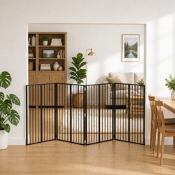 A Reliable Dog Gate: 4 Panels for Safe Enclosure