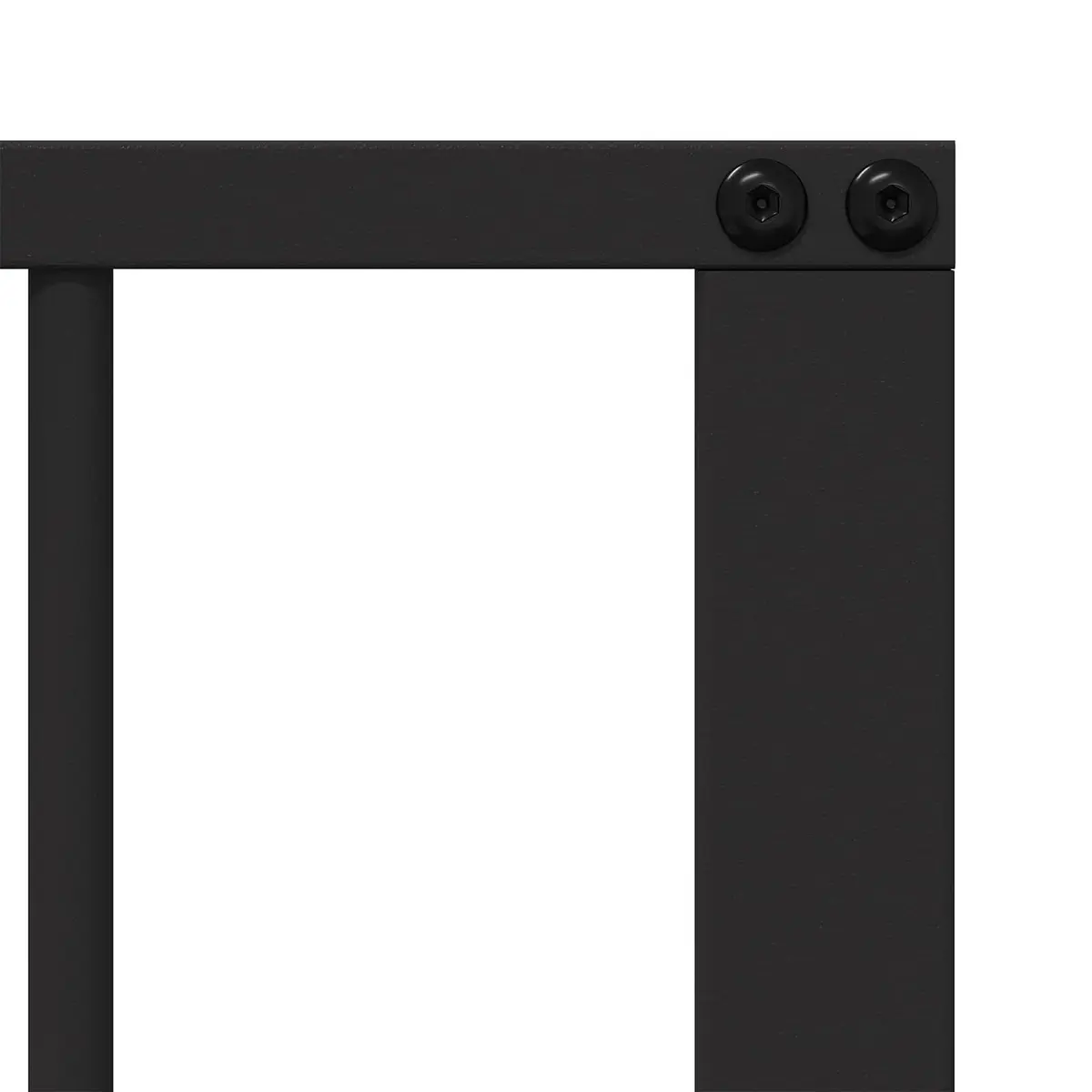 Dog Gate Indoor Playpen 4 Piece Foldable Black 60 x 60 cm
