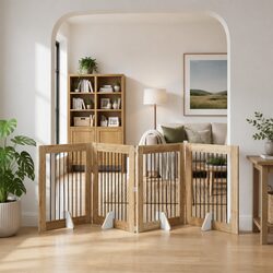 Reliable Foldable Dog Gate: Secure and Versatile