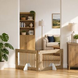 Reliable Foldable Dog Gate - Lightweight and Versatile