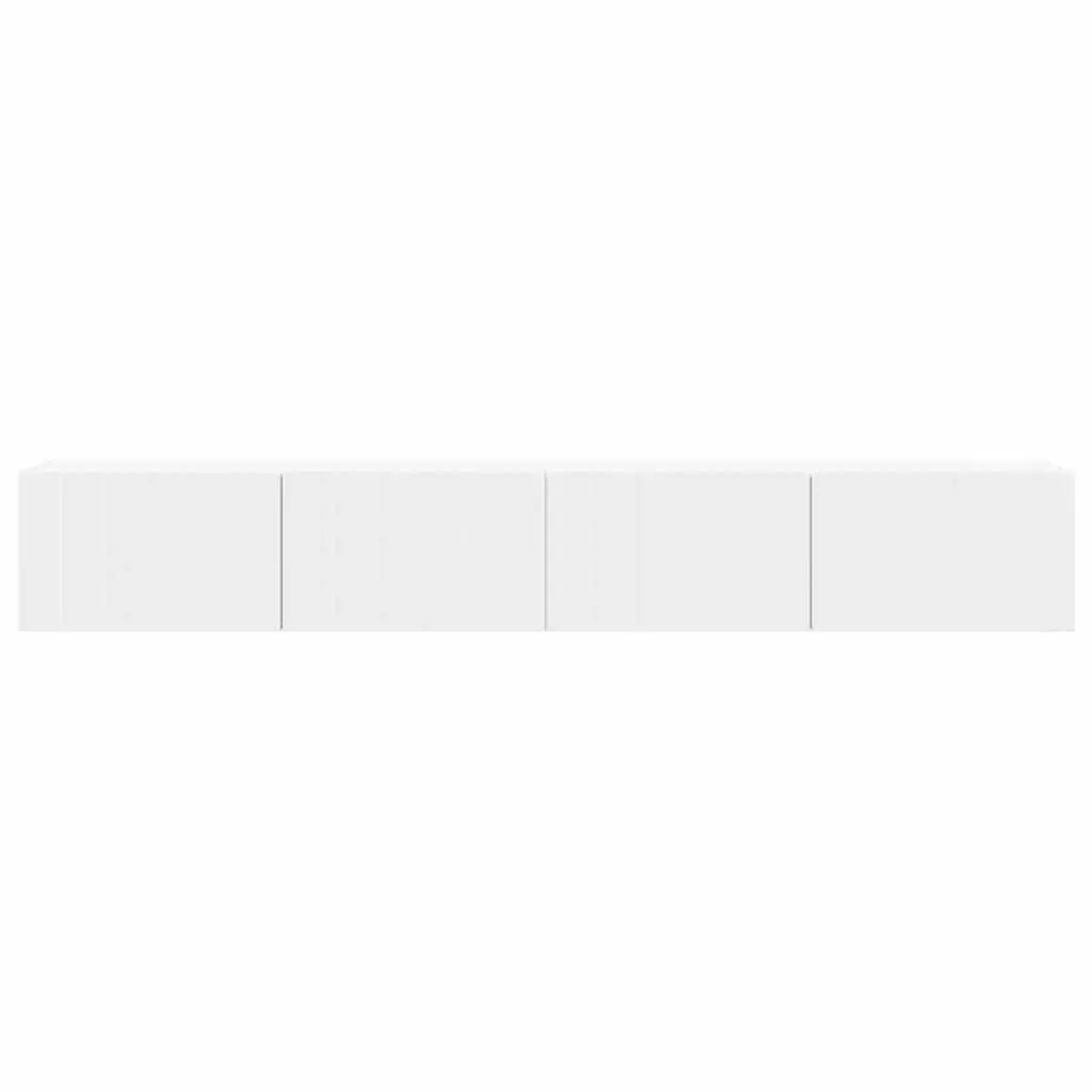 White TV Wall Cabinet Set for Storage Needs