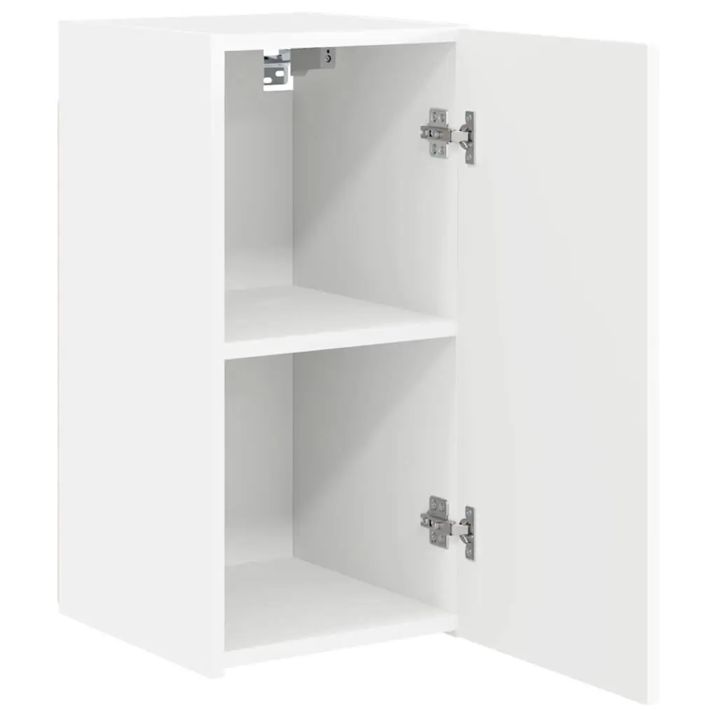 White TV Wall Cabinet with Ample Storage