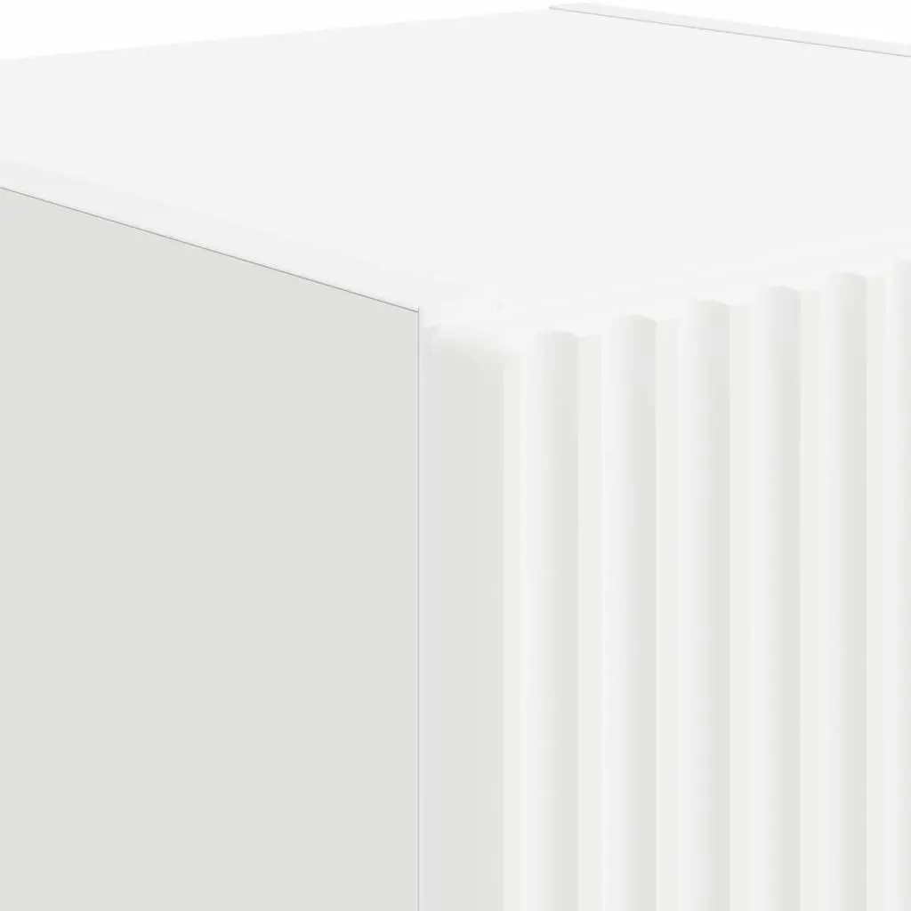 White TV Wall Cabinet with Ample Storage
