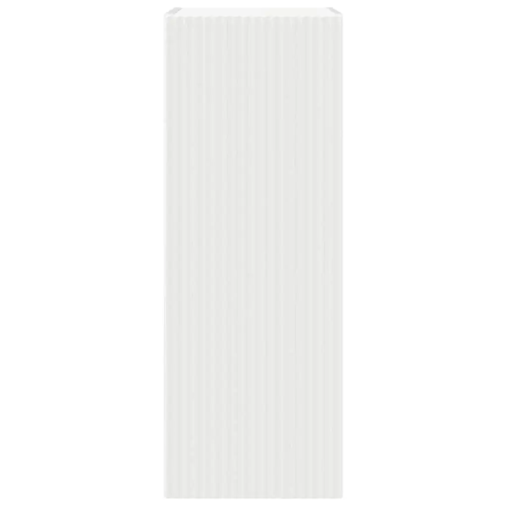 TV Wall Cabinet Modern Wall Mount Storage Unit 2 Pieces White